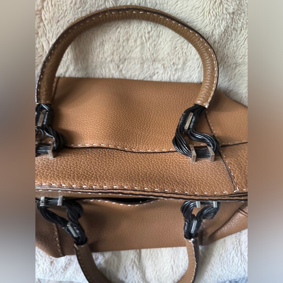 VBH Via First Edition Tan Calfskin Handbag - Picture 7 of 14